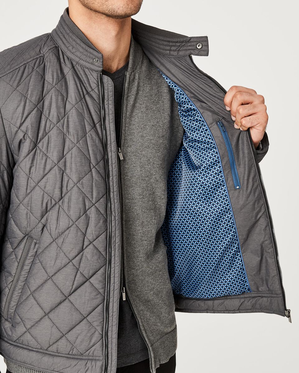 Timaru Puffer Jacket, Grey Marle, hi-res